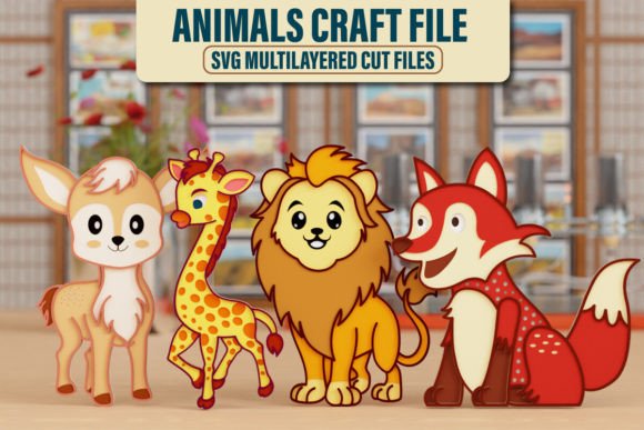 Animal 3D SVG Crafting Bundle CNG Cut