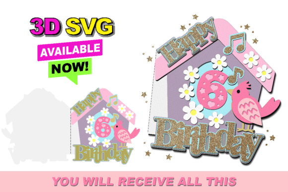 Birds Birthday Card 3D SVG: A Creative Guide