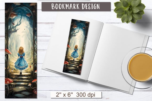 Bringing Literary Magic to Life: The Art of the Alice in Wonderland 3D Bookmark
