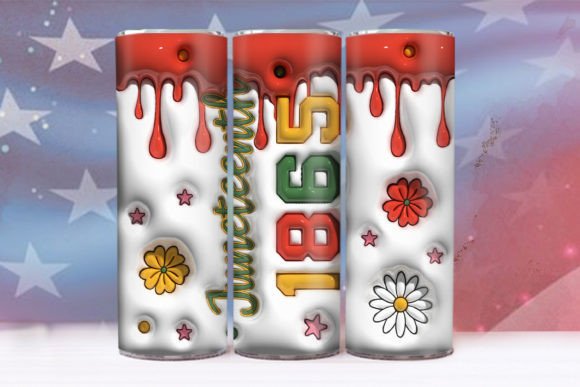 Celebrating Freedom with Precision: The JUNETEENTH 1865 3d Tumbler Warp Design