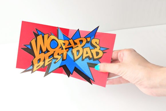 Comic World's Best Dad Pop Up Card SVG: A Practical Guide to Print-and-Cut Execution