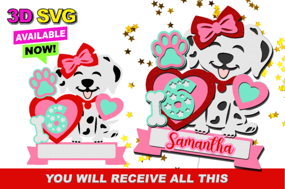 Evaluating the Cute Dalmatian Cake Topper 3D SVG for Crafting Projects