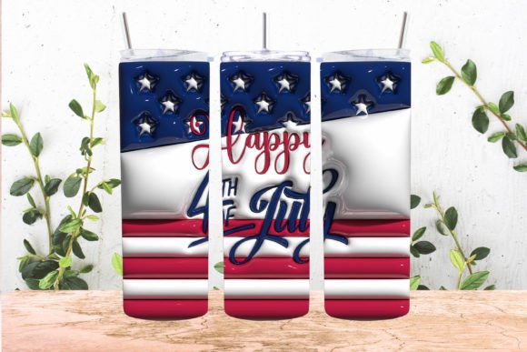 Mastering the 3D 4th of July Inflated Tumbler Warp for Flawless Sublimation