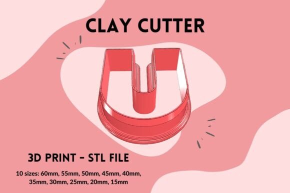 Mastering the Clay Cutter U Shape 3D Print STL File for Professional Jewelry Design
