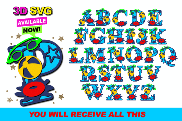 Maximizing Your Creative Projects with the Alphabet Pool Party Girl SVG Collection