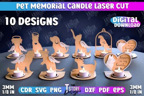Pet Memorial Candle Holder Bundle Design: A Practical Guide for Laser Cutting Success