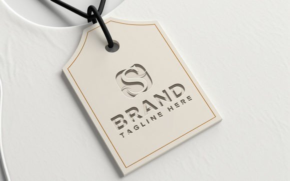 Presenting Premium Packaging with the Label Tag Luxury Brand Mockup Design PSD