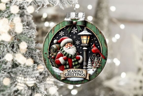 Strategic Asset Allocation: Leveraging the 3D Santa Round Christmas Sublimation Png for High-Value Holiday Production