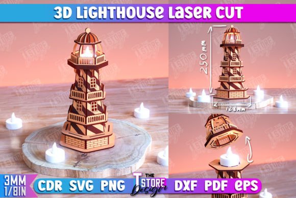Understanding the 3D Lighthouse Laser Cut Tower Model for Precision Fabrication