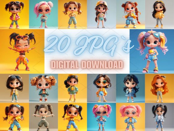 Unlocking Creativity: A Guide to Using 3D Fashion Girl Clipart for Modern Crafting