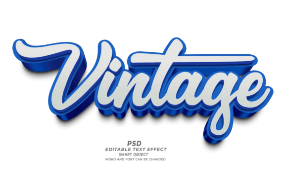 Unlocking Retro Aesthetics with Vintage PSD 3D Editable Text Effects