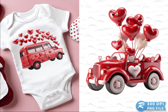 Valentines Day Love Transport 3D Clipart: A Creative Guide for Mugs, Crafts, and Digital Design